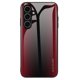 thumbnail image 1 of For Samsung Galaxy S25 Case Carbon Fiber Texture Tempered Glass TPU Phone Cover - Black, 1 of 1