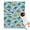 Blue Cartoon Dinosaurs, variant on Blue Cartoon Dinosaurs Names Pattern Blanket,Comfortable Soft Lamb Wool Throw Blanket,All Season,Warm Lightweight Blankets for Sofa Bed Couch Living Room Chair,30"x40"