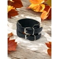 thumbnail image 2 of Leather Cuff Buckle Bracelet | Stylish and Durable, 2 of 5