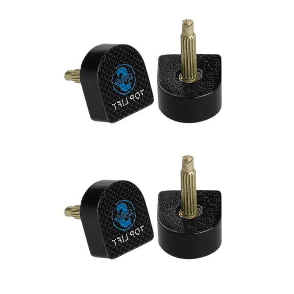 INSPIRE CHIC Women's Shoes Repair High Heels Tips Tap Lift Stiletto Dowel Black