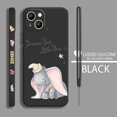 thumbnail image 3 of Funda de teléfono Dumbo Anime para Apple iPhone 15 14 13 12 Mini 11 Pro XS MAX XR X 8 7 Plus funda de cuerda líquida izquierda, 3 of 5