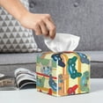 thumbnail image 6 of Naloa Retro With Joysticks Tissue Box Cover Leather Tissue Holder Square Facial Tissue Case for Bathroom, Vanity Countertop, Tabletop, Car, 6 of 7