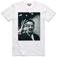 thumbnail image 1 of Playera T-shirt Camiseta Personajes impresión Frente - Cuello Redondo - Hombre o Mujer con impresión DTG Full Color - 80 ciclos de lavado (L, Dali/Blanco/Hombre), 1 of 6