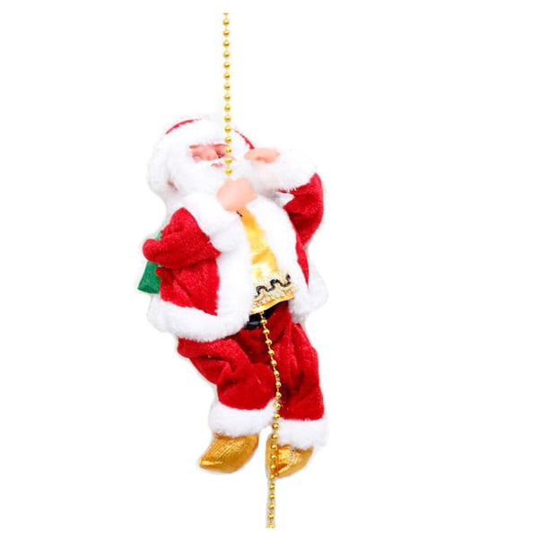 Cuerda De Cuerda De Escalada De Navidad Juguete Con Pilas Música Escalada Eléctrica Decoración De Árbol Para Decoración De Interiores Y Exteriores Yuarrent HA018159-00