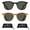 Black Smoke x Sienna Smoke, variant on proSPORT Reading Sunglass Reader Horn-Rimmed Black Men Women NOT BIFOCAL