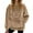 Brown, variant on Women's Plush Front Pet Carrier Hoodie, Kangaroo Pocket Cat Mom Sweatshirt, Soft Fleece Lined Hooded Sweater, Cozy Animal Lover Pullover, Fun Pet Holding Hoodie, Winter Warm Top Red XL