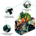 thumbnail image 3 of Horse Reusable Foldable Large Capacity Oxford Cloth Storage Basket Easter Picnic Basket, 3 of 7