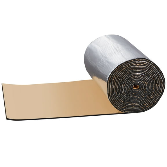 KFFKFF Vehicle Noise Reduction Mat, 200 mil 36 sqft Car Acoustic Insulation, Dense Foam Sound Absorption Material & Thermal Barrier, Dual Layer Water-Resistant Design Soundproofing Insulation Mat