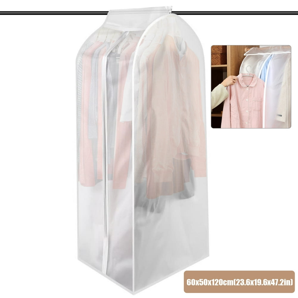 Hanging Garment Bags, EEEkit Clothes Rack Cover Suit Bags Dustproof