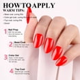 thumbnail image 3 of Esmalte de uñas en gel Imtiti Neon Red 15 ml Soak Off Manicure, 3 of 9