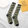 thumbnail image 6 of Womens Green Camouflage Pattern Knee High Socks Comfy Thermal Boot Long Socks, 6 of 7