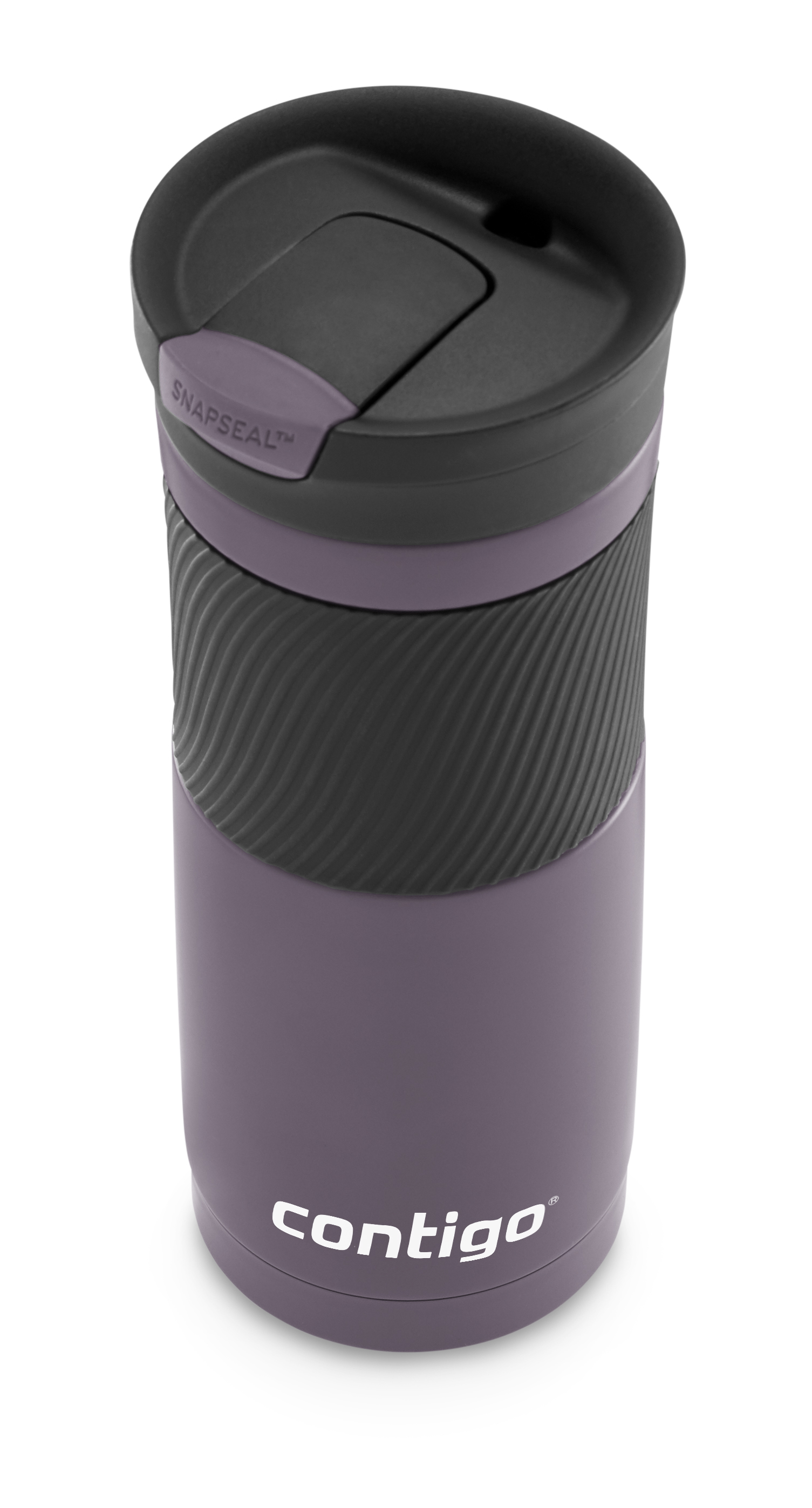 Contigo Byron Snapseal 20 oz Vacuum-Insulated Stainless Steel Travel Mug, Dark Plum - image 2 of 5