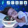 thumbnail image 2 of Projecteur de Nuit pour Bébé, Machine à Sons Blancs pour Chambre de Bébé, Lampe de Chevet Apaisante pour Bébé, 6 Sons Naturels, 6 Berceuses, Télécommande, Adaptateur, Minuterie, 2 of 5