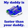 thumbnail image 2 of CafePress - My Daddy Is Faster Body Suit - Baby Light Bodysuit, Size Newborn - 24 Months, 2 of 4