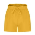 thumbnail image 6 of cocolona Womens Summer Shorts Fashion Casual Loose Elastic Waist Shorts Beach Lounge Shorts Pants with Pockets, 6 of 6