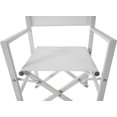 thumbnail image 6 of Studio Aluminum Folding Director's Chair - White, 6 of 7