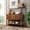 Brown, variant on MEETFAV Kitchen Sideboard Storage Buffet Cabinet with 2 Drawers & 4 Doors Adjustable Shelves for Dining Room, Living Room, Espresso