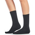 thumbnail image 3 of Kalon 12-Pack Crew Socks for Women Black Mid-Calf Synthetic, 3 of 6