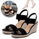 thumbnail image 1 of Sandalias abiertas cuñas Mujeres anti -Slip cómodos para las fiesta, 1 of 8