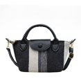 thumbnail image 1 of MM2963 bolso masa portátil popular bolso bandolera hombro a rayas lona con textura alta gama-PZ20240512011356, 1 of 9
