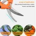 thumbnail image 5 of Floleo Gardening Scissors Hydroponic Pruning Shears - Ergonomic Tree Branch Clippers for Effortless Trimming - Durable Stainless Steel Blades - Perfect for Herbs & Flowers - Ideal Garden Tool Gift, 5 of 9