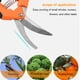 thumbnail image 5 of Tijeras de Podar Hidropónicas, Tijeras de Jardinería Finas para Hierbas, Flores y Bonsáis, Hojas de Acero Inoxidable, Mango Ergonómico, Paquete de 1, 5 of 7