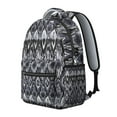 thumbnail image 2 of Symmetrical Rustic Tribal Style School Bag, Waterproof Oxford Cloth, Adjustable Straps, Comfortable Padding, Large Capacity Backpack for Outdoor, School, Travel, and Sports Use, 2 of 4