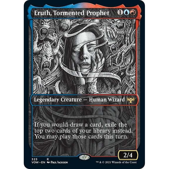 MtG Innistrad: Crimson Vow Rare Eruth, Tormented Prophet (Showcase) #323