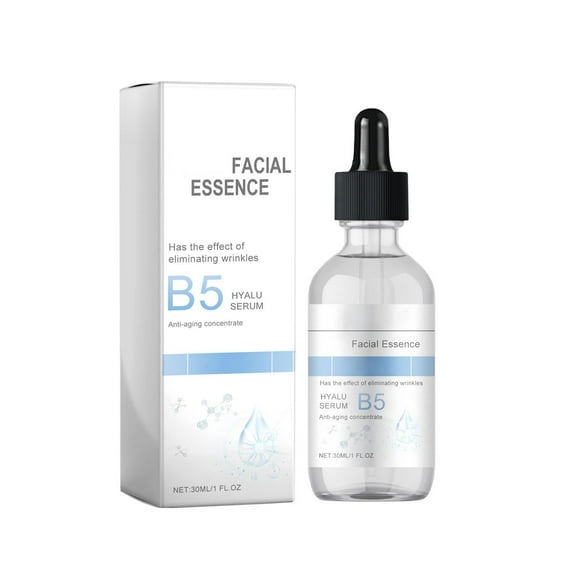 HHBEAUTY B5 Hyaluronic Acid Serum for Face, Vitamin B5   Hyaluronic Acid   Madecassoside, Hydrating Serum Visibly Plumps Skin, Sensitive Skin Safe, Anti Aging, Oil-Free