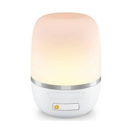 

Connected LED WiFi Smart Bedside Lamp Compatible with Apple HomeKit Alexa Google Home and SmartThings RGBCW Multi-Color Night Light with Voice and Remote Control