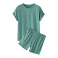 thumbnail image 4 of Ensemble d'Été 2 Pcs pour Hommes Chemises à Manches Courtes et Shorts de Plage, 4 of 7