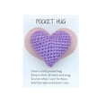 thumbnail image 1 of Purple Pocket Cards Small Item Decorations Encouragement Note Greeting Card With Message For Friend Family Coworker Gift 5.12X3.94 Inches, 1 of 7