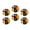C1261, variant on Glass Refrigerator Magnet 6Pcs Magnetic Fridge Sticker,Decor for Kitchen,Whiteboard,Cabinet,Arafed Candles Lit On Pond With Rocks And Bamboos