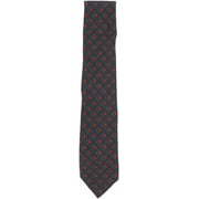 Altea Milano Men's Navy / Red Silk and Wool Plaid Necktie - One Size