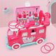thumbnail image 3 of 19pcs Juguete de Tocador de Maquillaje Forma de Autobús de Simulación Juego de Rol para Niñas Sunnimix Los niños simulan jugar juguetes, 3 of 8