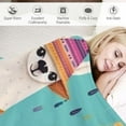 thumbnail image 3 of COMIO Just A Girl Who Loves Llamas Throw Blanket Gifts for Girls Soft Flannel Blankets for Bed, Sofa, Couch, Travel, Camping, 3 of 6