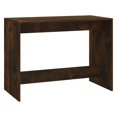 thumbnail image 3 of vidaXL 3 Piece Dining Set Smoked Oak Engineered Wood, 3 of 5