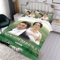 thumbnail image 3 of Orgullo y Prejuicio Conjunto de sábanas temático, trío de piezas, cómodo y amigable con la piel, diseño único, regalo de decoración para el hogar para familiares, amigos y fans,173cm *218cm, 3 of 6