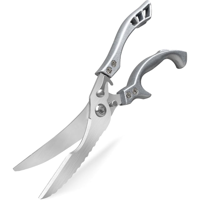 Kitchen Scissors, Kitchen Shears, Poultry Shears Heavy Duty, Kitchen Scissors for Food, Turkey, Chicken, Thanksgiving, Christmas Day