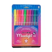 Sakura Gelly Roll Moonlight Pen Set, Bold-Point 1mm, Assorted Bold & Bright Colors, 10-Piece (38176)