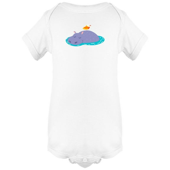 Adorable Hippo Doodle Bodysuit Infant -Image by Shutterstock, 6 Months