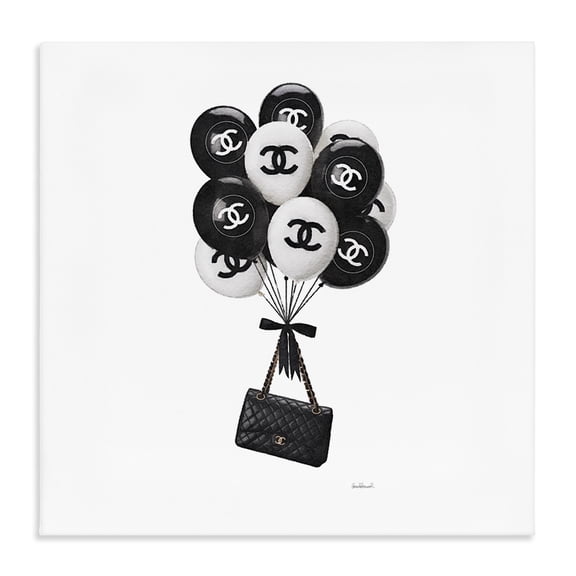 Stupell Industries Contemporary Chic Balloons & Purse Canvas Art, 17 x 17, by Amanda Greenwood