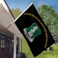 thumbnail image 2 of 122nd Aviation Support Battalion 82nd Airborne Division US Army Flag 3x5Feet Outdoor Indoor Decoration Flag with Brass Grommets, 2 of 5