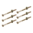 thumbnail image 1 of Uxcell M6 x 2.76'' Juego de tornillos de muebles con tuercas, tornillo de socket hexagonal con tuercas de barril, 6 juegos, 1 of 5