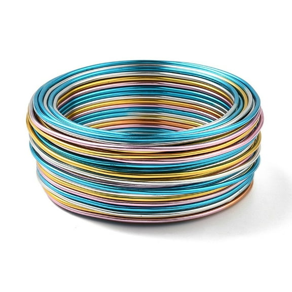 Aluminum Wire Round Turquoise 2mm 12 Gauge about 75.46 Feet(23m)/bundle
