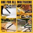 thumbnail image 3 of BALKONI Cordless Electric Leaf Blower Compatible With DeWalt 20V Battery, 200 MPH, 800 CFM For Garden, 3 of 9