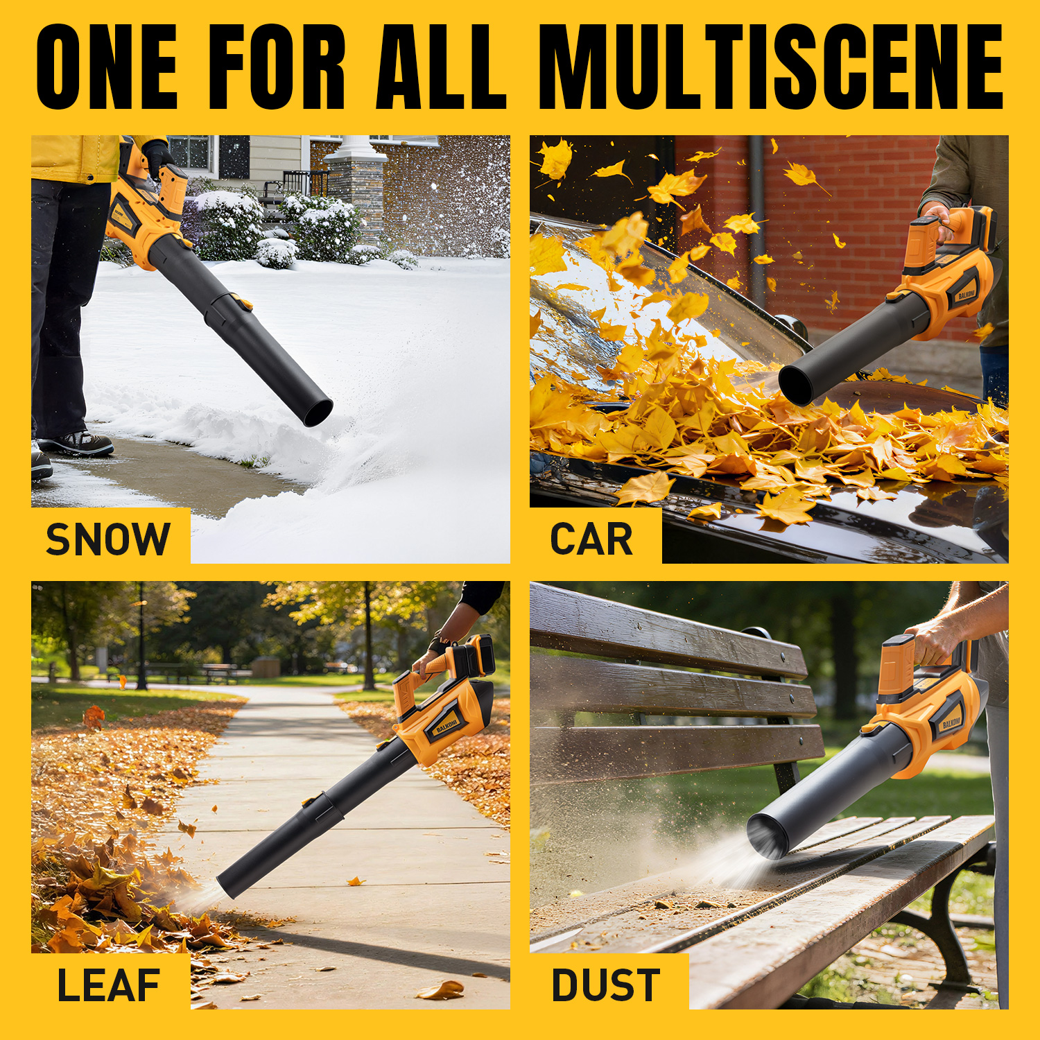 Balkoni 40V Cordless Leaf Blower, 200 Mph, 800 Cfm photo 3