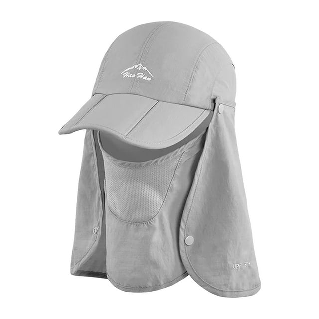Sombrero de ala ancha para el sol, sombrero de pesca plegable, sombrero de pesca plegable para el sol, sombrero de protección solar UV para exteriores, el mejor de su clase