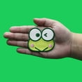 thumbnail image 2 of Kero Kero Keroppi Wink Patch Hello Kitty Cartoon Embroidered Iron On, 2 of 2