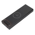 thumbnail image 1 of Power Bank Case, 22.5W Fast Charge  DIY Power Bank Universal Large Capacity 2 USB Output with LCD Display Micro Type C Input for Most Smartphones Black,White, 1 of 7
